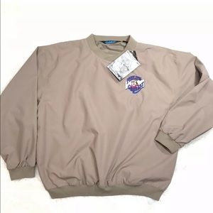 Kelloggs Tony the Tiger Golf Windbreaker Tan XL